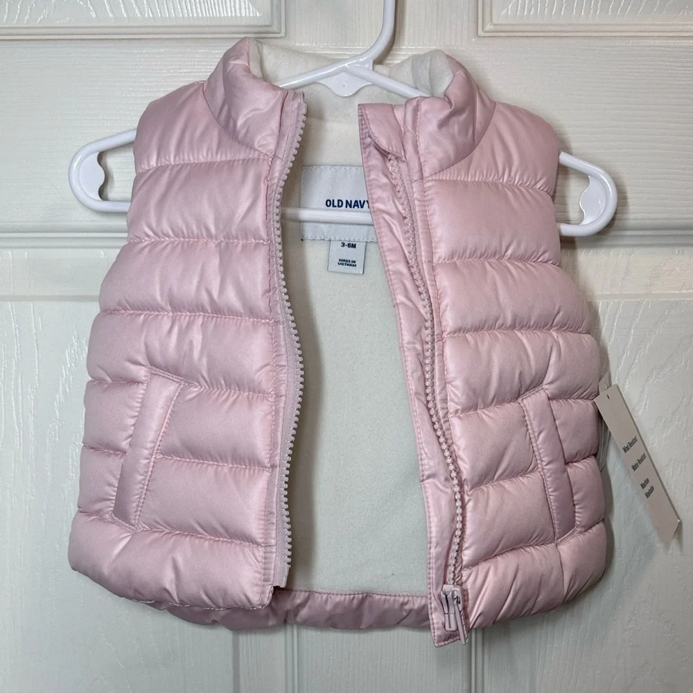 Old Navy Baby Puffer Vest 3-6M
